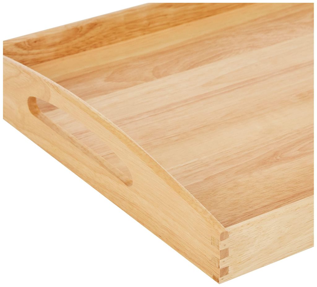 Zassenhaus Tablett 53x41x7cm rechteckig Gummibaumholz Produktbild 