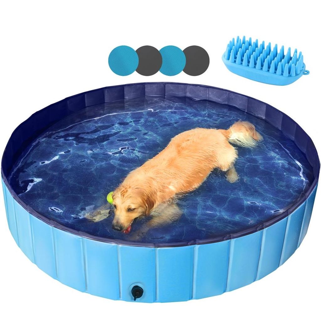 Yaheetech Faltbare Hundepool ⌀160 cm, Planschbecken für Produktbild 