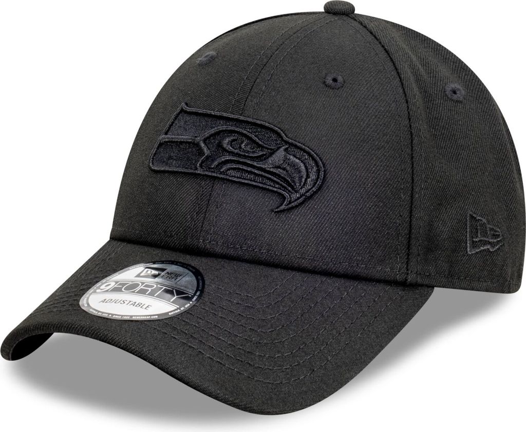 New Era 9Forty Snapback Cap - FULL BLACK Seattle Seahawks Produktbild 