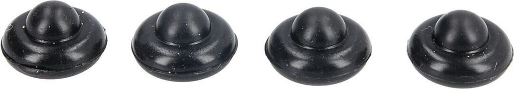 easyPART passend für C00382262 Bauknecht Gummifüße für Muldengitter Topfhalter Whirlpool 488000382262 an Gaskochfeld 4Stk