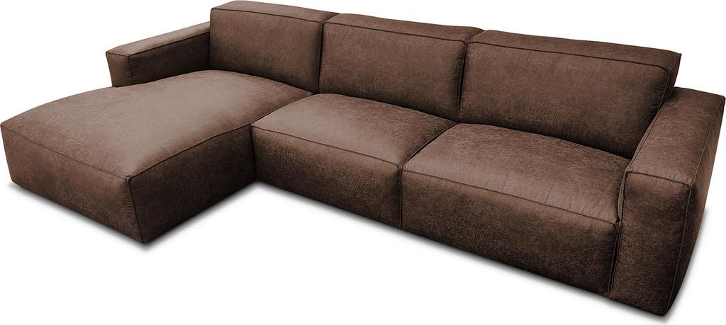 home24 Ecksofa mit Longchair