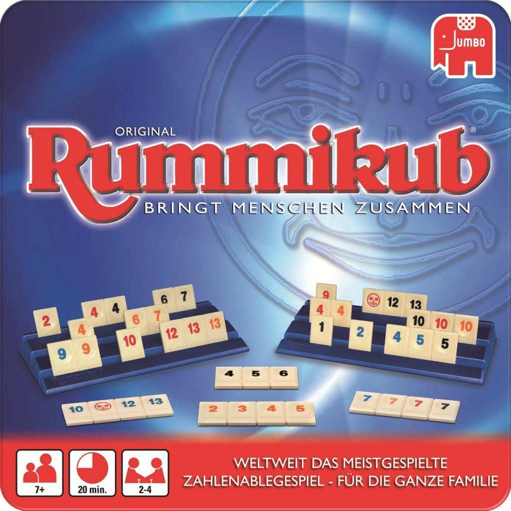 Originálny Rummikub v kovovej plechovke Obrázok produktu 
