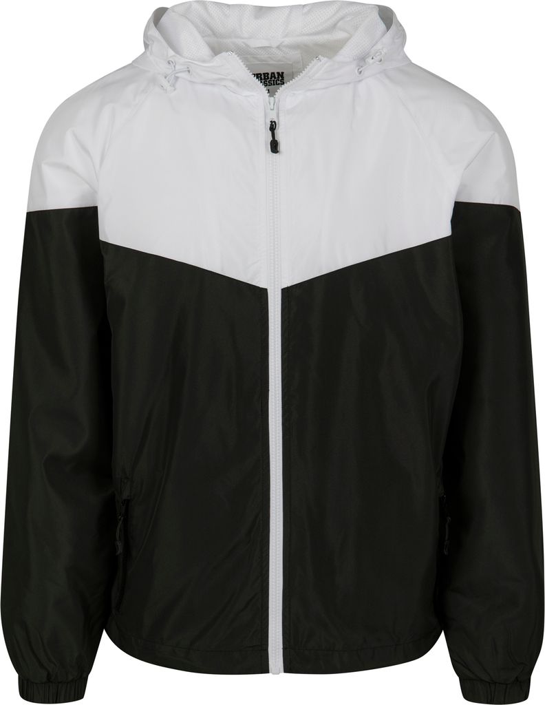 Urban Classics - TECH Windrunner Jacke weiß / schwarz - XXL