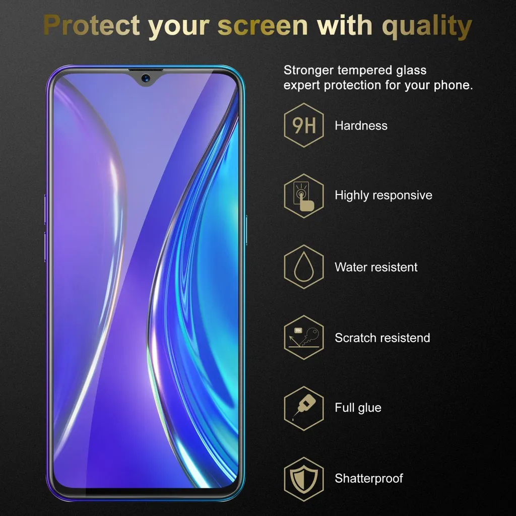 Cadorabo - Pellicola Di Armatura Compatibile Con Vivo X21 In Elevata Trasparenza - Vetro Temperato (tempered) Di Protezione Del Display In Durezza 9h Con 3d Touch