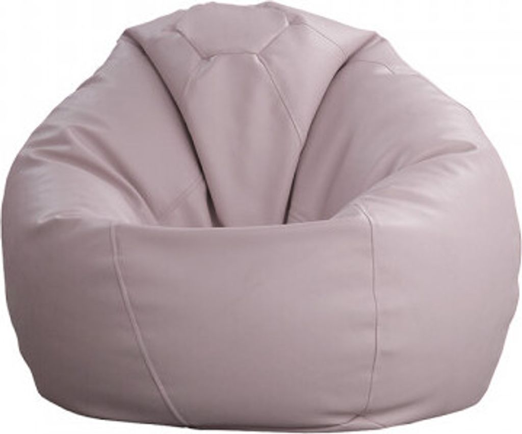 Sitzsack PLUS, PolyurethanKunstleder, hell beige, H:120 / Ø90
