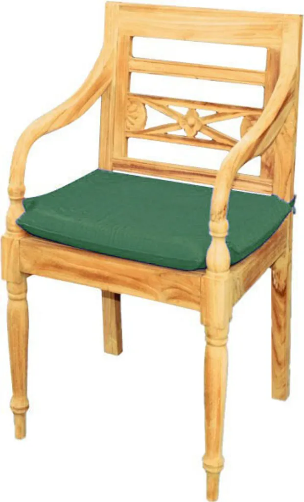 Cuscino Aoste Teako Design 45x42 Verde | Qualità Premium 5cm