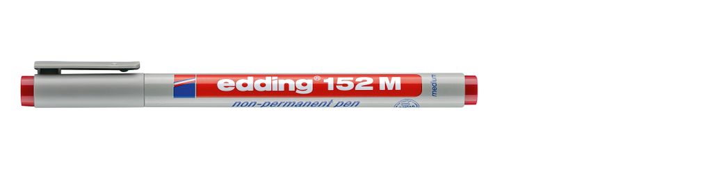 EDDING OHP-Marker 152 M non permanent rot Immagine del prodotto 