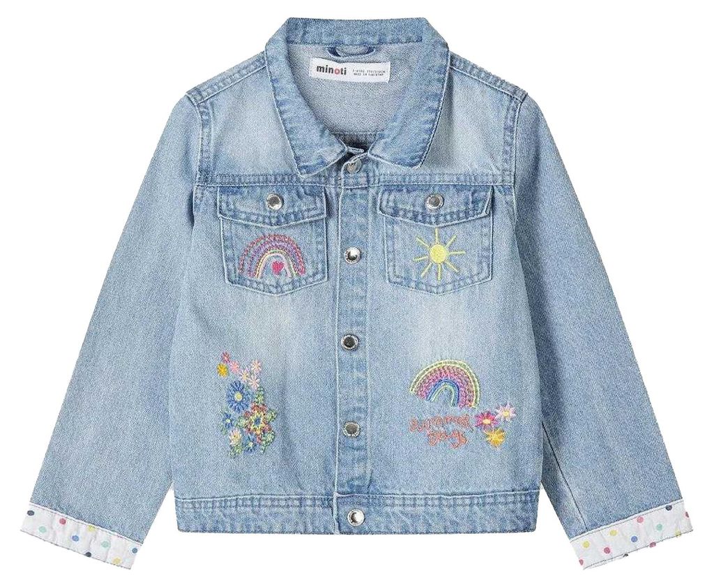 Minoti - Jeansjacke für Mädchen MN456 (92) (Blau)