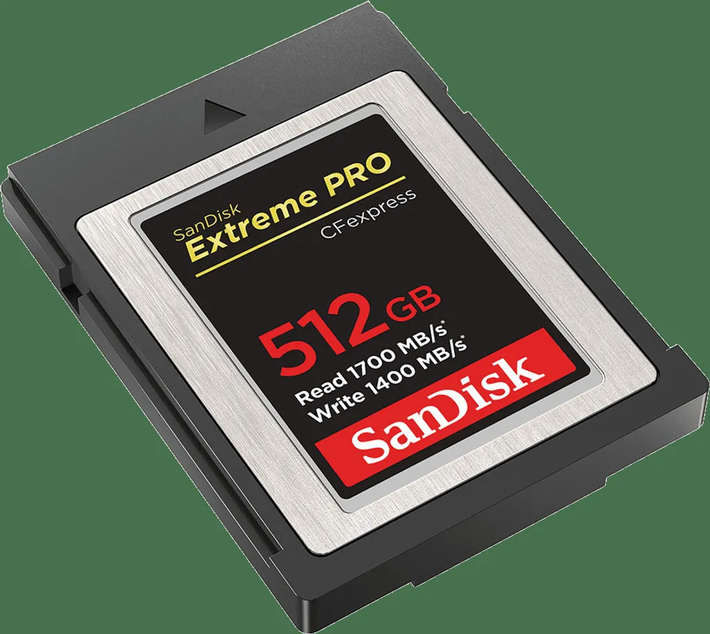 Carte CFexpress SanDisk Extreme Pro 512Go à haute vitesse 1700Mo/s - 5