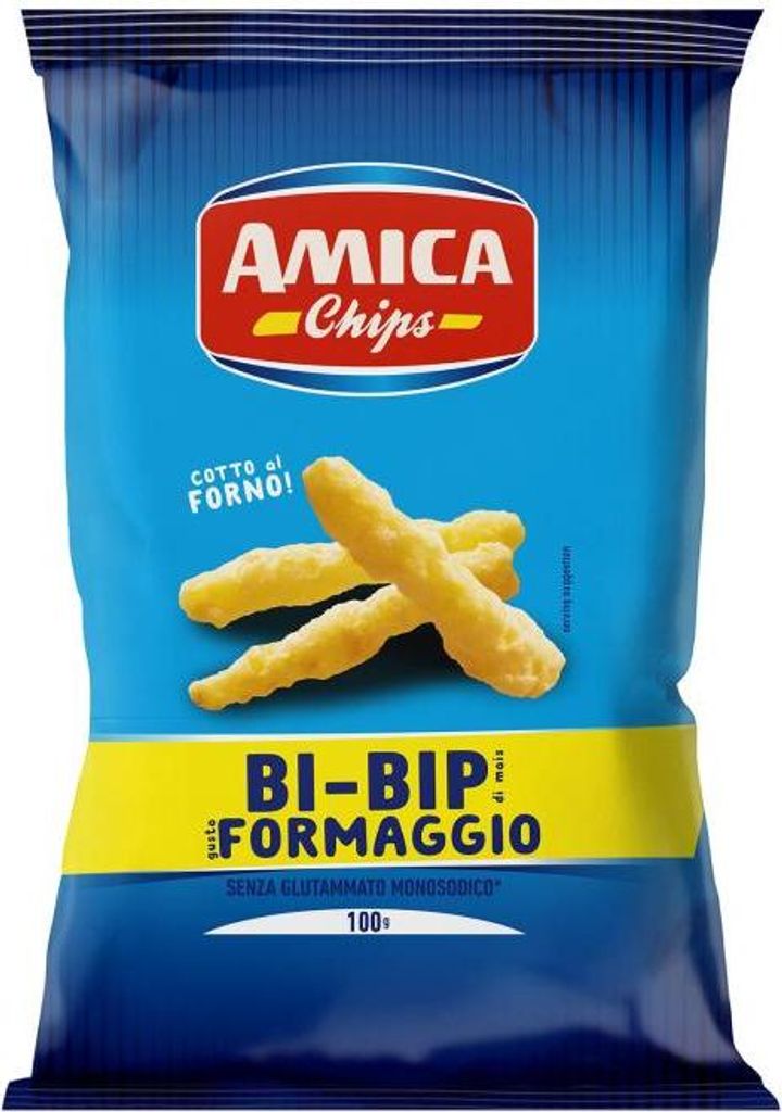 Amica Chips Bi-Bip Formaggio 100g Produktbild 