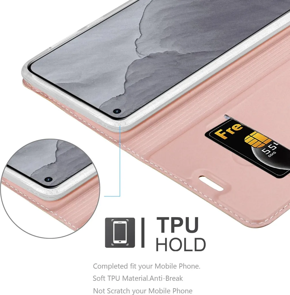 Recensione Custodia Realme GT Master Cadorabo Rosa a Libro - 6