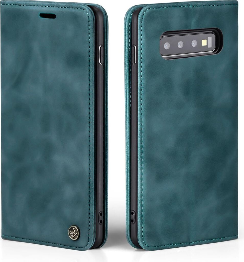 Handy Hülle für Samsung Galaxy S10 Petrol Klapphülle