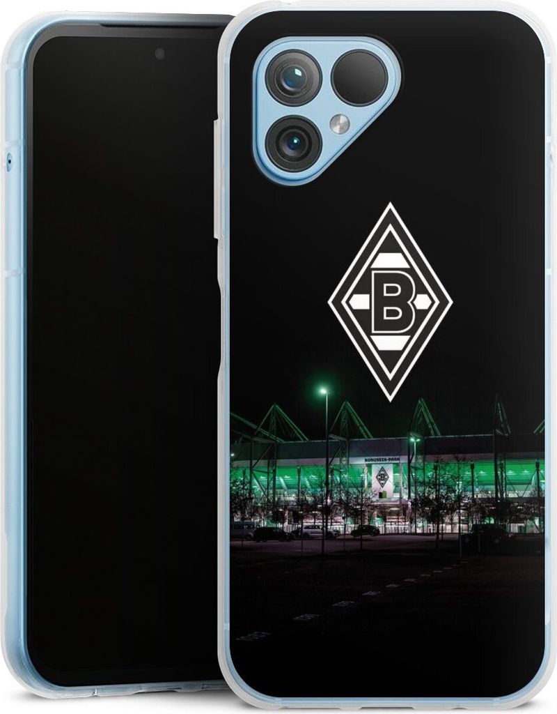 DeinDesign Handyhülle für Fairphone 5 Silikon Hülle Case Smartphone Schutzhülle Borussia Mönchengladbach Offizielles Lizenzprodukt Stadion