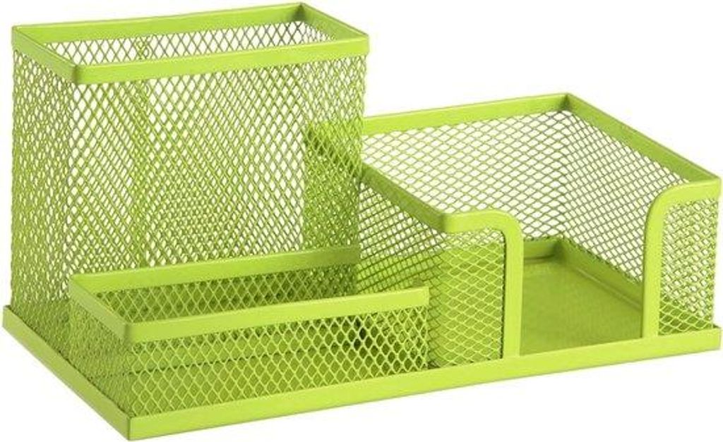 Famanu Büro-Organizer mit Stifthalter - Metall, 205 x 103 x 98 mm, Limone