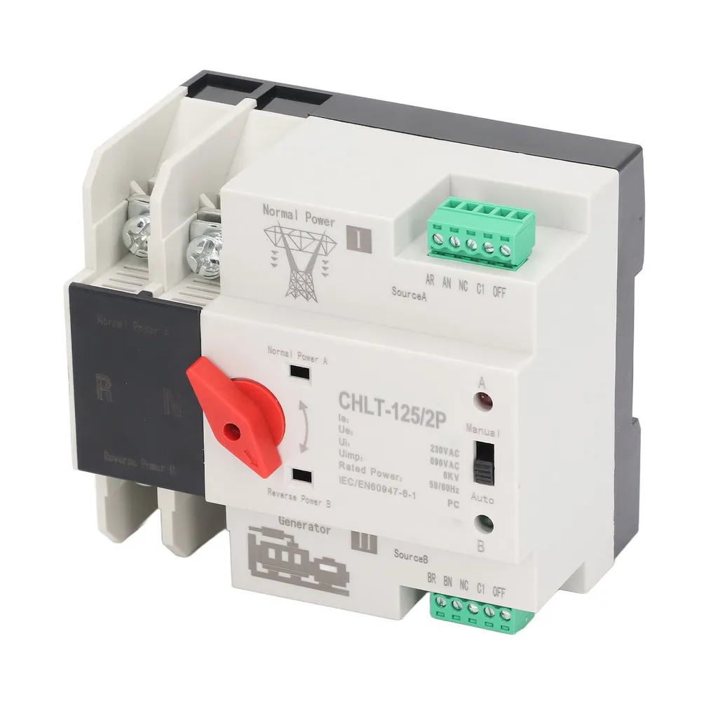 Interrupteur Double Puissance Rail DIN avec Commutation Rapide 50ms - 6