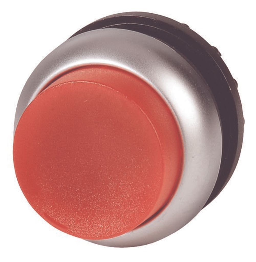 Eaton M22-DLH-R, Drucktasten-Schalter, Schwarz, Metallisch, Rot, IP66, IP67, IP69, 29,7 mm, 29,7 mm, -25 - 70 °C