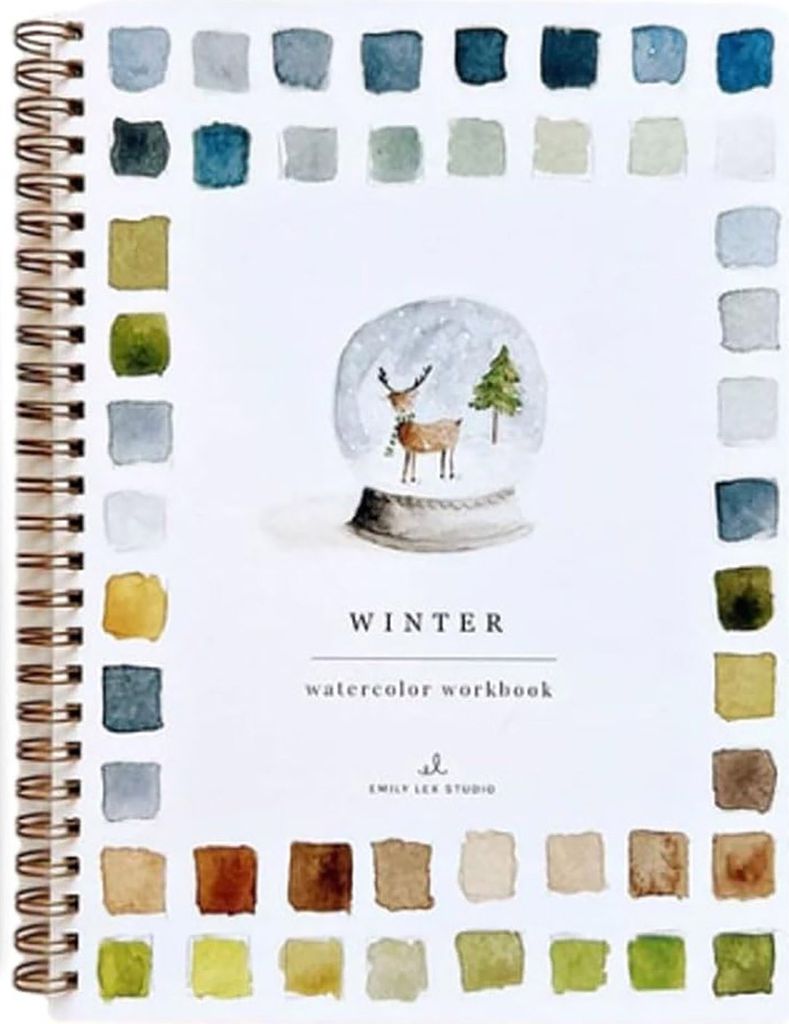 Aquarell-Malbuch mit 12 Farben: Vögel, Blumen, Tiere – Malbuch für Kinder, Kunsthandwerk, Malutensilien für Anfänger
