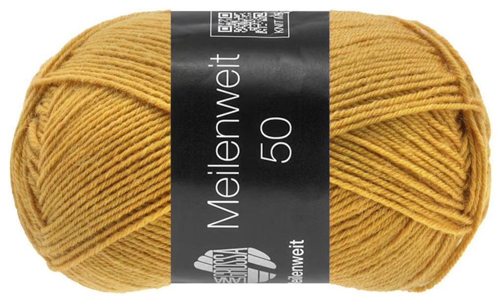 Lana Grossa MEILENWEIT 50 g UNI 4-fach Sockenwolle mit 80 % Produktbild 