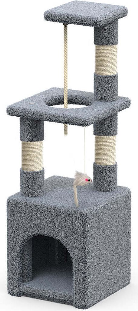 VOUNOT® Kratzbaum Klein, Katzenbaum für Katzen, Stabil Produktbild 