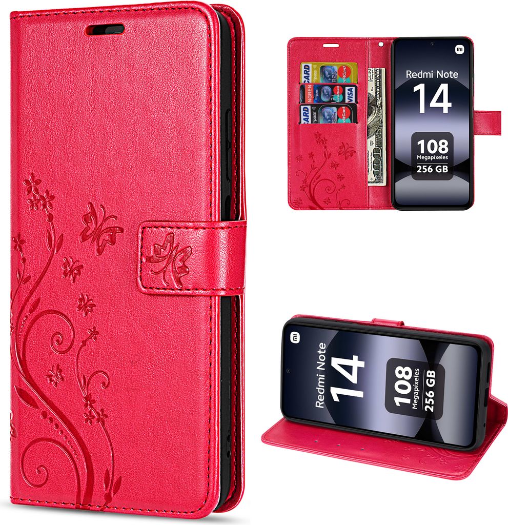 Hülle für Xiaomi Redmi Note 14 4G, Handy Tasche Handyhülle Produktbild 