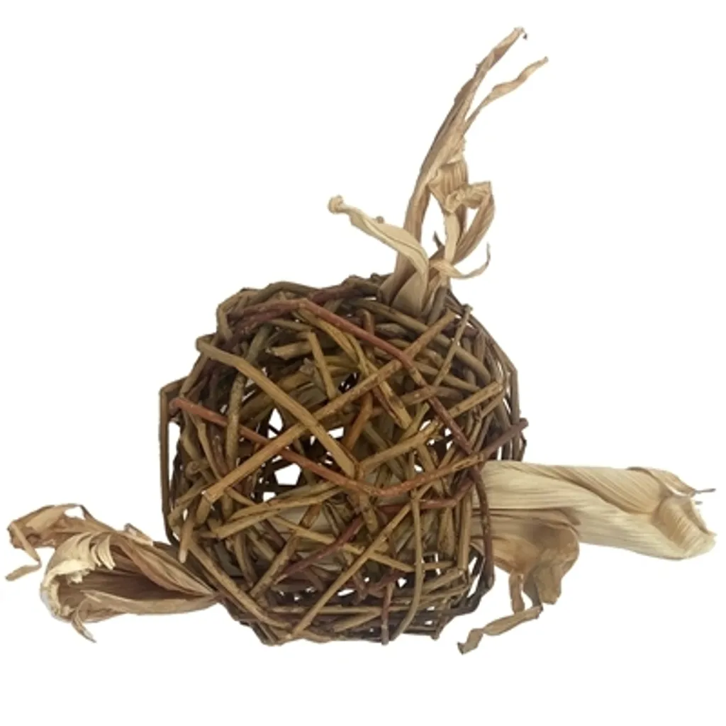 Nature First Happy Pet Playball Willow - Balle en saule naturel pour rongeur