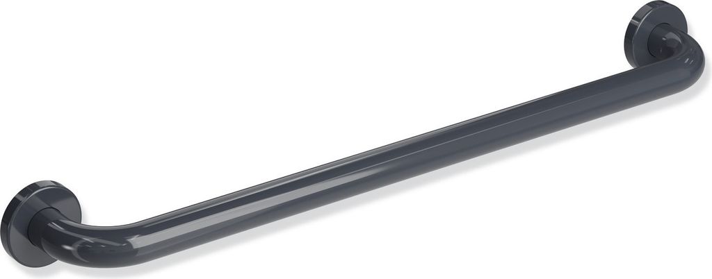 HEWI Badetuchhalter Serie 477, AM:570 m. Rosetten anthrazitgrau