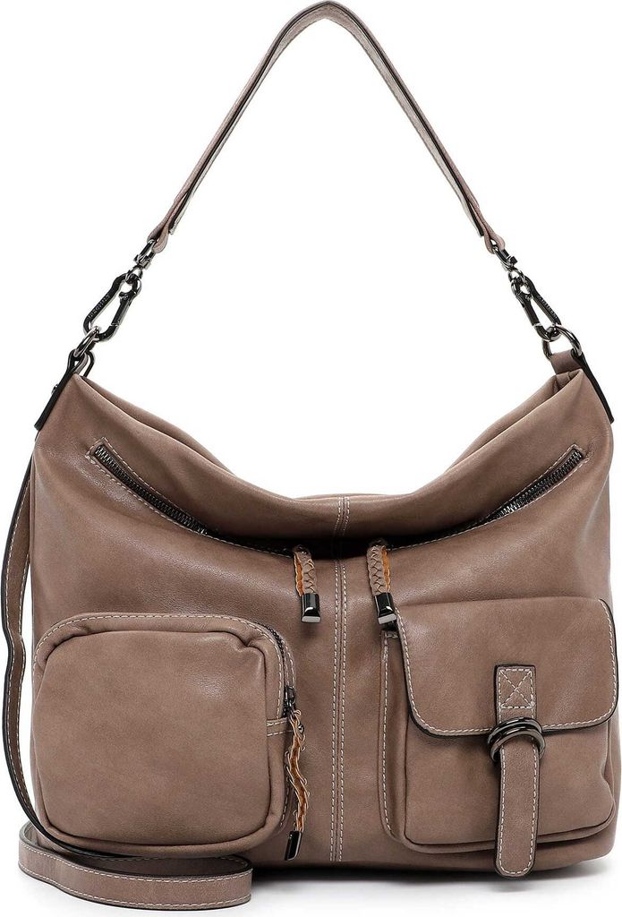 SURI FREY Schultertasche Umhängetasche Lissy Hobo Bag Taupe Produktbild 