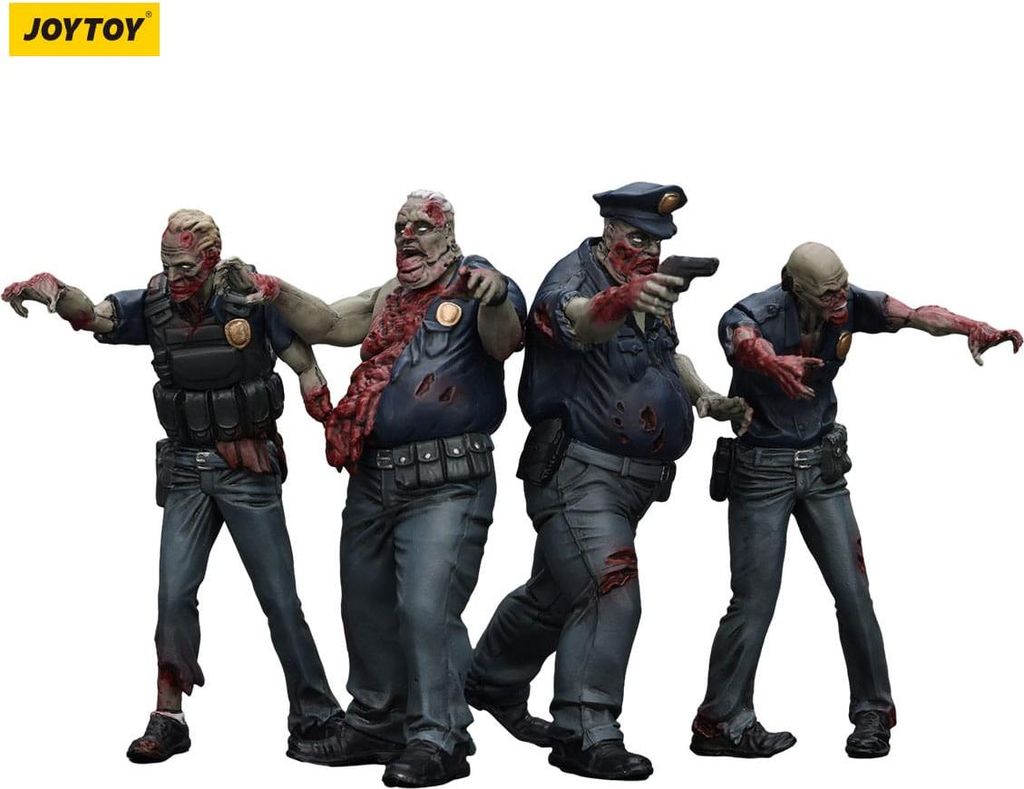 Zombie Dark Source Akční figurky 4ks balení Policie (muž) 8 Obrázek produktu 
