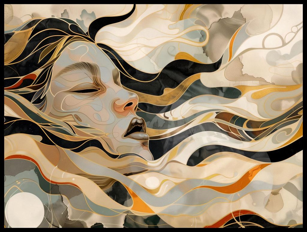 Plakat 80x60cm Tiefe