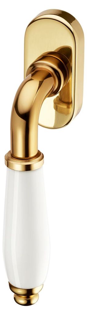 SOTECH Fenstergriff MATTEO Messing Glanz – Griff Porzellan Produktbild 
