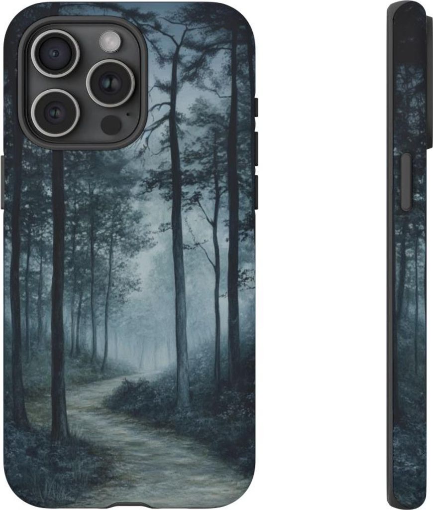 Verwunschener Waldweg – Hülle Kompatibel mit iPhone 15 Pro Max