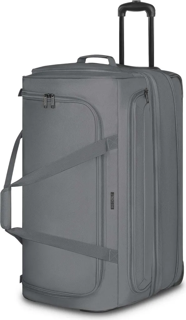 REDOLZ Essentials Wheeled Duffle: Eleganza e Spazio in Grigio