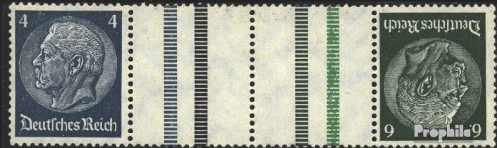 Briefmarken Deutsches Reich 1940 Mi KZ36 gestempelt Hindenburg WZ 4