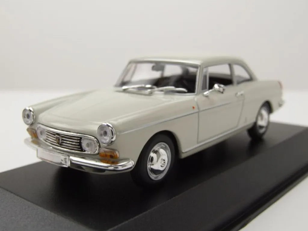 Maxichamps 940112920 Peugeot 404 Coupé 1962 Blanc 1:43 Miniature