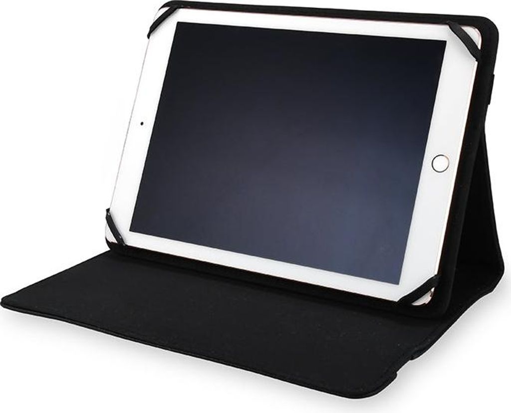 VIVanco Grandiose Universal Tablet Schutzhülle, 7–8 Zoll, Magnetverschluss, Dokumentenfach, Aufstellwinkel, Kunstleder