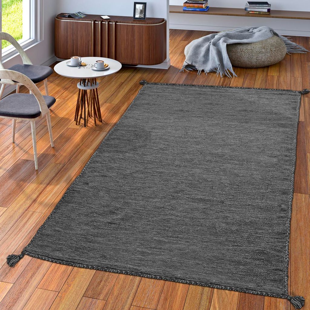 TT Home Handwebteppich Wohnzimmer Natur Webteppich Kelim Produktbild 