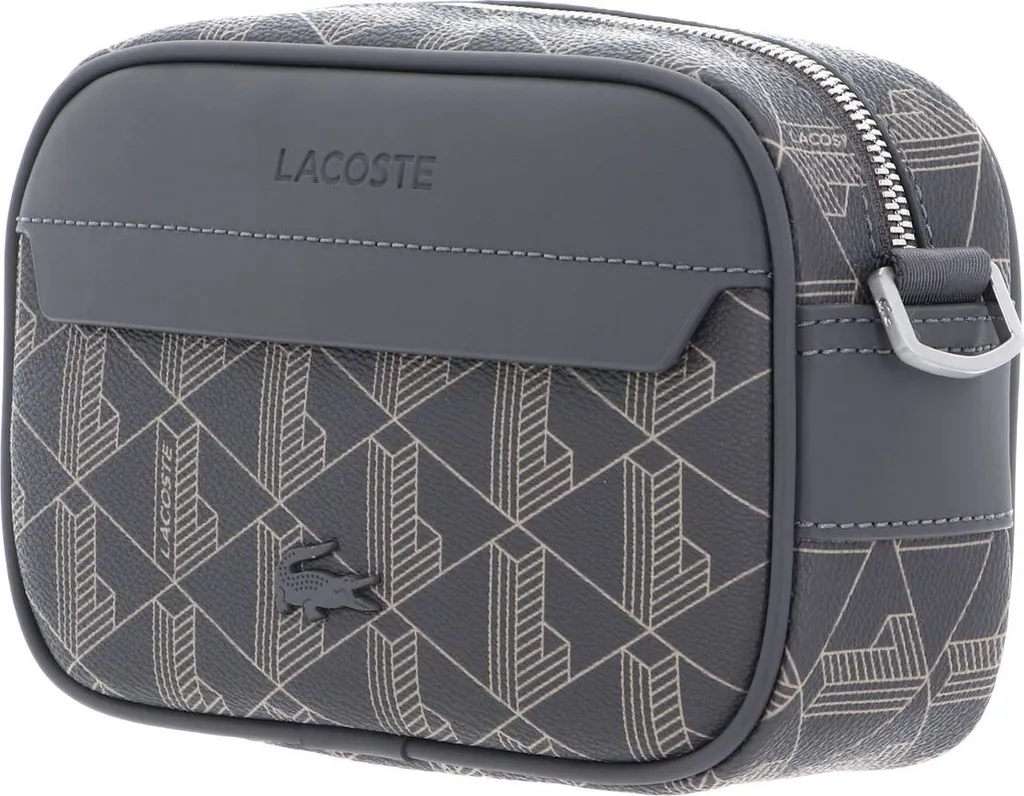 Lacoste Sacoche The Blend Reporter Bag Mono Castlerock String Gris - 2