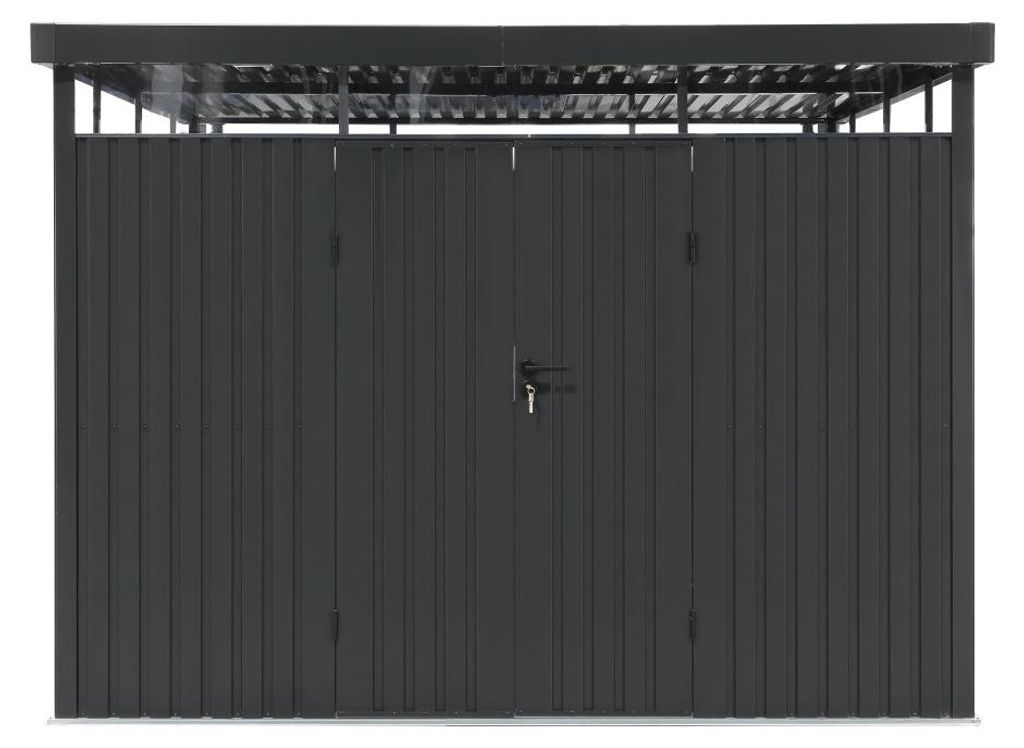 Tepro Metallgerätehaus Premium Shed 8x10 inkl. Regenrinne Produktbild 