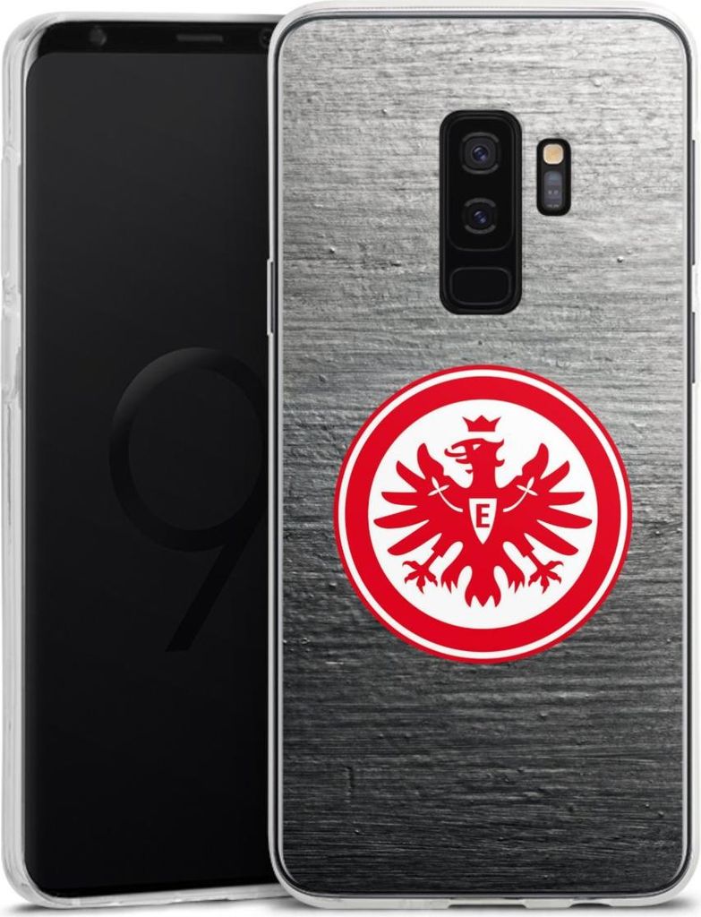 DeinDesign Handyhülle für Samsung Galaxy S9 Plus Duos Silikon Hülle Case Smartphone Schutzhülle Eintracht Frankfurt Logo SGE