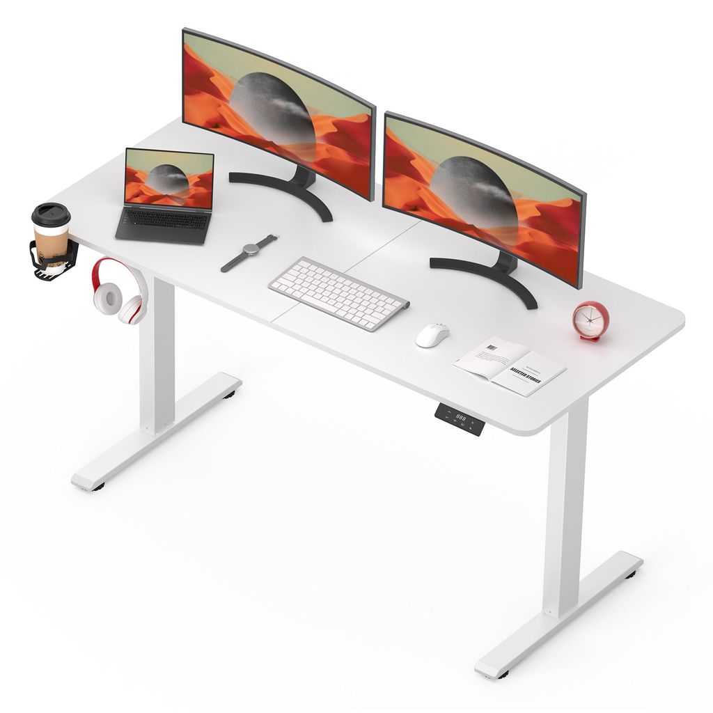 SANODESK QS1 140x60cm Elektryczne biurko z regulacją Zdjęcie produktu 