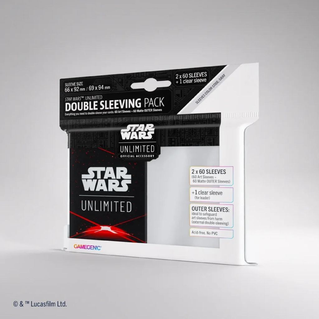 Gamegenic Star Wars: Unlimited Art Sleeves Double Sleeving Pack Space Red