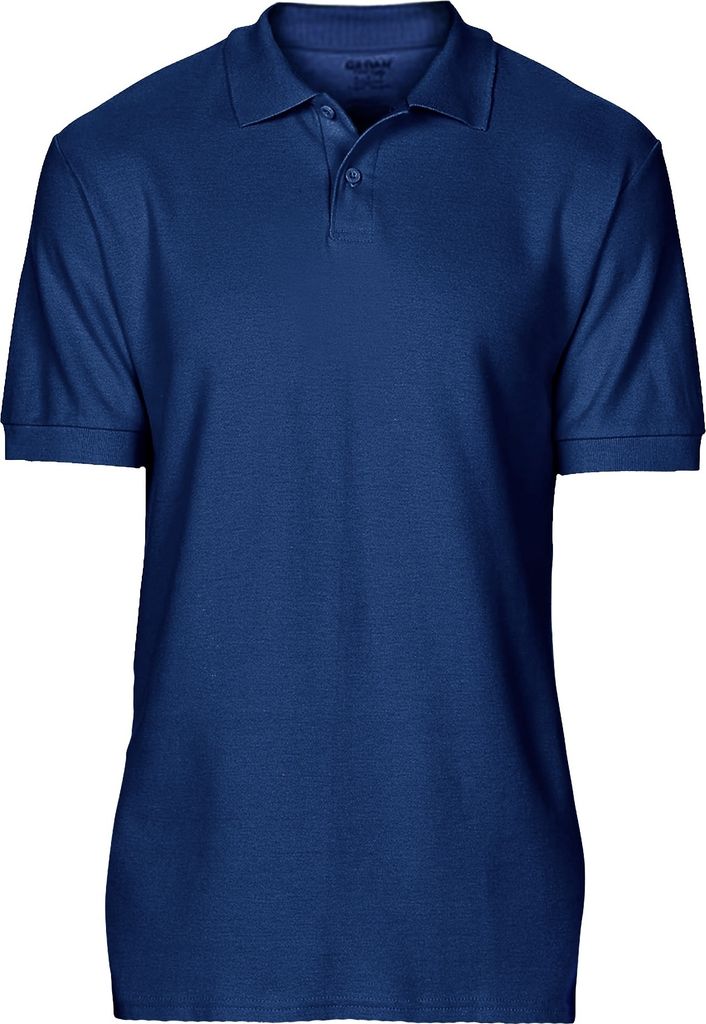 Gildan Softsyle Herren Kurzarm Doppel Pique Polo Shirt BC3718 (4XL) (Marineblau)
