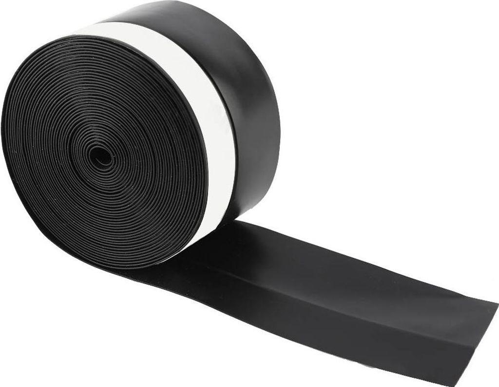 5M 45mm selbstklebender Dichtungsstreifen für Tür, Fenster, Wind, Insekten, Staubschutz (schwarz)