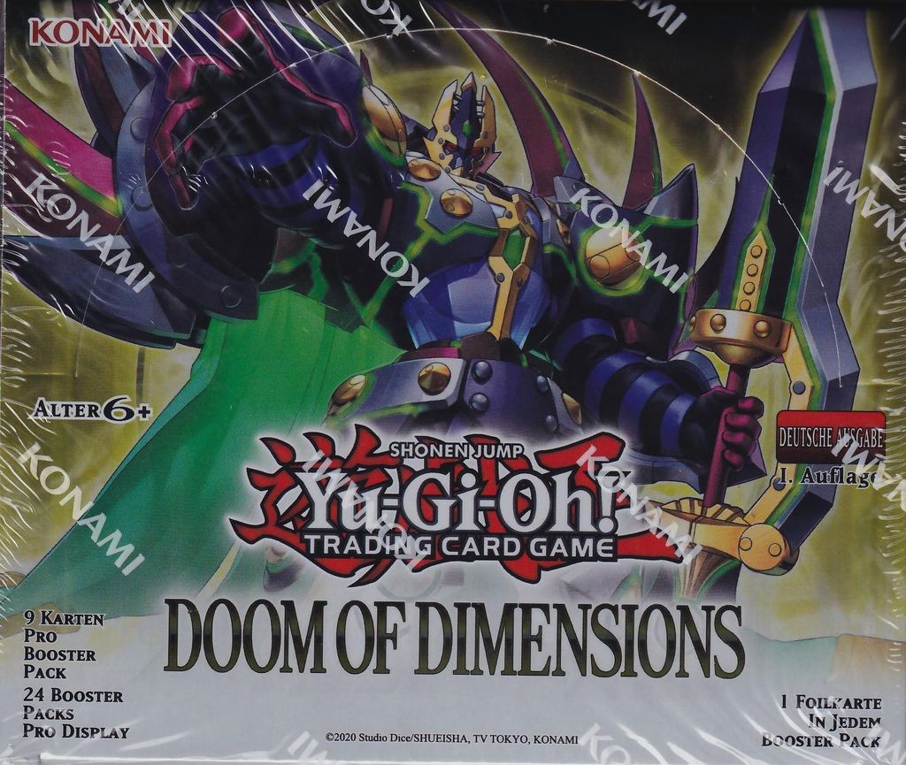 Yu-Gi-Oh! Doom of Dimensions Booster Display (24) Deutsch Produktbild 