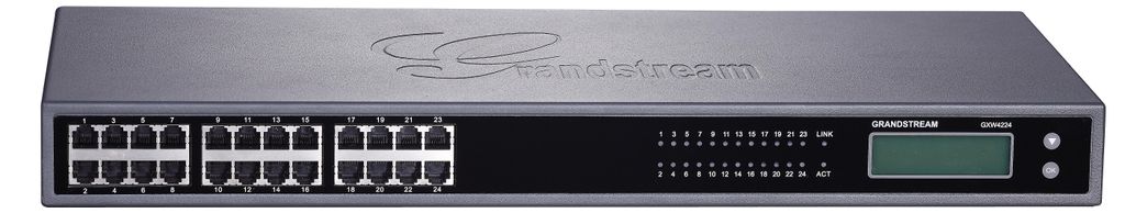 Router Grandstream SIP-Gateway GXW-4224 24x FXS V2