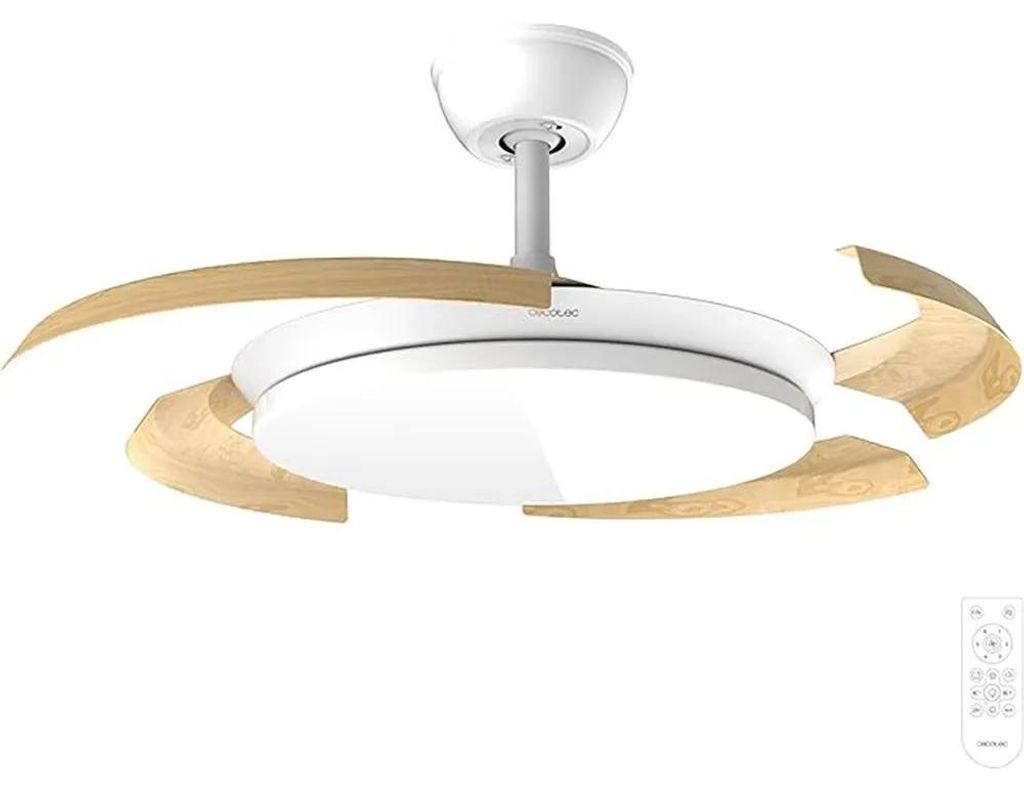 Cecotec Deckenventilator Aero 4500 Puzzle Invisible. 30 W, 6 Geschwindigkeiten, Fernbedienung, 7 cm Durchmesser