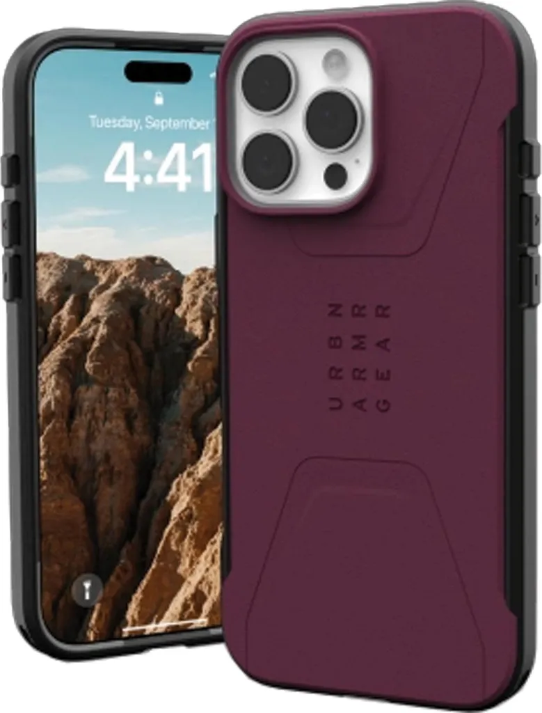 Custodia iPhone 16 Pro Max Rosso UAG Civilian MagSafe - Uso Quotidiano