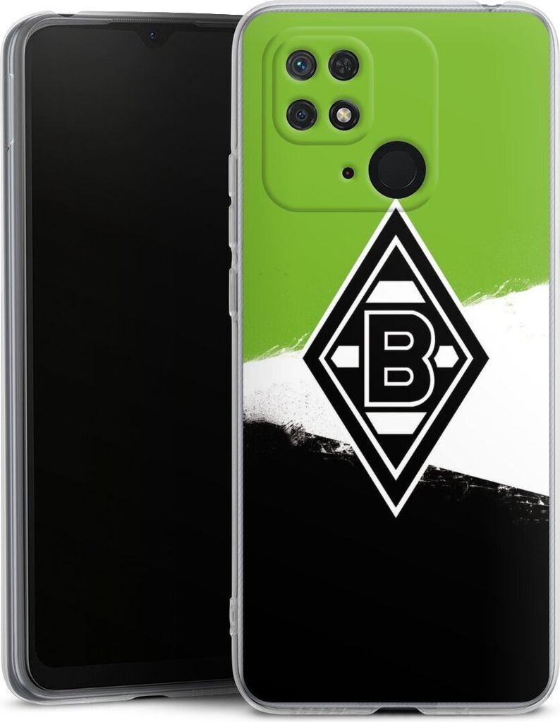 DeinDesign Handyhülle für Xiaomi Redmi 10C Silikon Hülle Case Smartphone Schutzhülle Borussia Mönchengladbach Offizielles Lizenzprodukt BMG