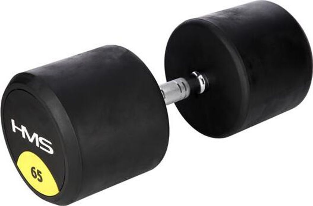 Gummierte Einhandhantel HMS HG Pro 65 kg Produktbild 