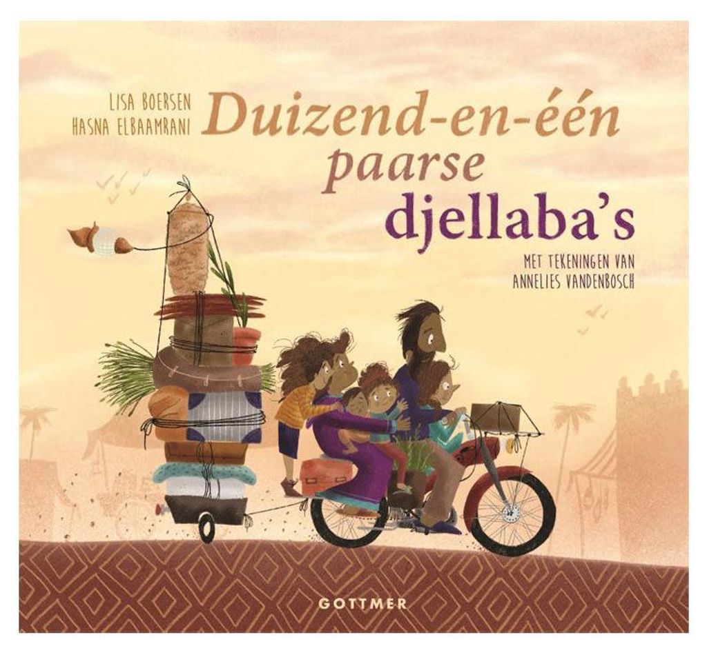 Zentrales Buchhaus tausendundeine lila Djellabas